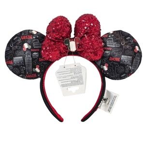 Authentic Disney Parks 2025 Minnie Ears Headband - ITALY - NWT